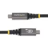 StarTech.com 3m (10ft) USB4 kabelis, 20 Gbit/s, USB-IF sertificēts USB-C kabelis, 60W PD, 4K 120Hz DP 2.1, TPE apvalks, melns USB-C vads