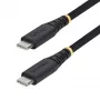 StarTech.com 3m (10ft) USB-C uzlādes kabelis, 60W (3A) PD, divslāņu pīts neilons/TPE apvalks, izturīgs USB C uzlādes vads, USB 2.0 klēpjdatora lādētāja kabelis