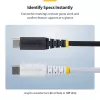 StarTech.com 3m (10ft) USB-C uzlādes kabelis, 60W (3A) PD, divslāņu pīts neilons/TPE apvalks, izturīgs USB C uzlādes vads, USB 2.0 klēpjdatora lādētāja kabelis