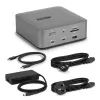 StarTech.com Thunderbolt 5 dokstacija, DP/HDMI, trīs monitoru doks līdz 4K 144 Hz vai diviem 8K 60 Hz, 5x USB porti, 140 W klēpjdatora uzlāde