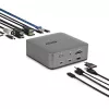 StarTech.com Thunderbolt 5 dokstacija, DP/HDMI, trīs monitoru doks līdz 4K 144 Hz vai diviem 8K 60 Hz, 5x USB porti, 140 W klēpjdatora uzlāde