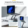StarTech.com 4 portu USB-A centrmezgls, 5 Gbps, kopnes barošana, USB-A uz 4x USB-A mini centrmezgls, īpaši garš 2 pēdu/61 cm resursdatora kabelis, PCR plastmasa, pārnēsājams galda/klēpjdatora USB centrmezgls