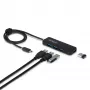 StarTech.com 4 portu USB-C centrmezgls, 5 Gbps, barots pa kopni, USB-C uz 4x USB-A mini centrmezgls, īpaši garš 2 pēdu/61 cm resursa kabelis, PCR plastmasa, pārnēsājams galddatora / klēpjdatora USB centrmezgls
