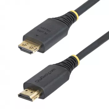 StarTech.com 30cm (1ft) ātrdarbīgs HDMI kabelis ar fiksējošiem savienotājiem, 4K 60Hz/1440p 144Hz, HDR10/HDCP 2.2/ARC, 18Gbps, UHD HDMI vads televizoram/monitoram/displejam, TPE apvalks