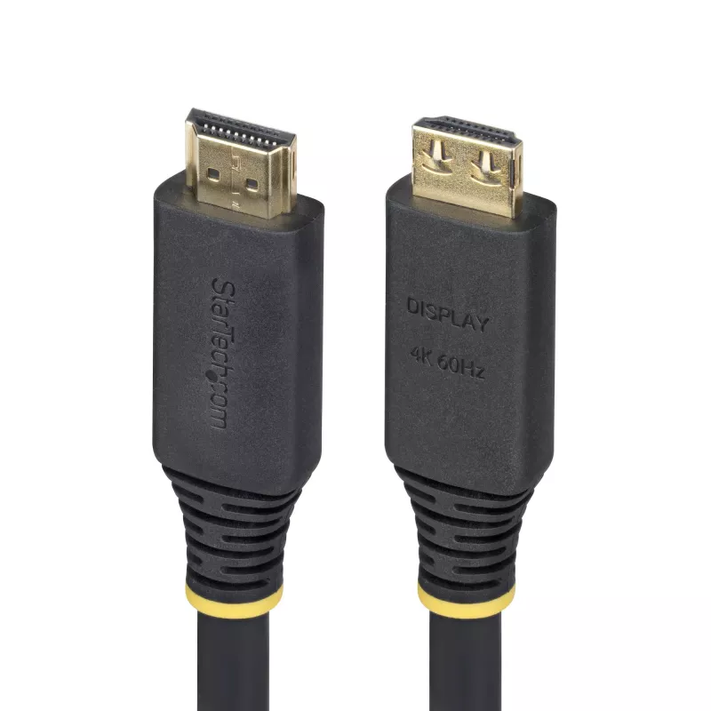 StarTech.com HDMI2-CABLE-GRIP-15M HDMI kabelis HDMI Type A (Standard) melns