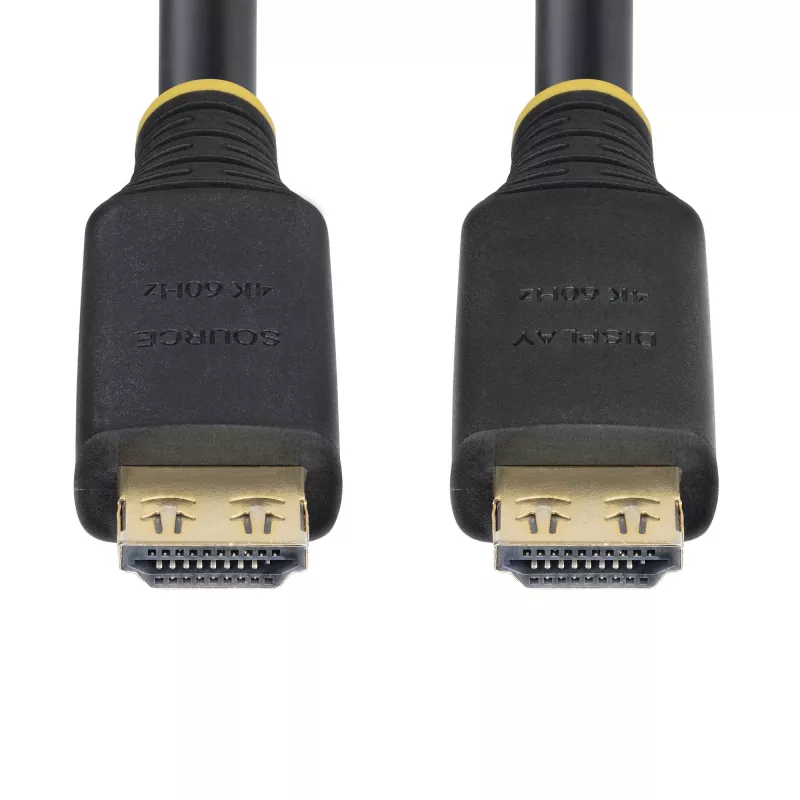 StarTech.com HDMI2-CABLE-GRIP-15M HDMI kabelis HDMI Type A (Standard) melns