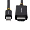 StarTech.com 1 m (3 pēdas) Mini DisplayPort–HDMI adaptera kabelis, 4K 60 Hz ar HBR3/HDCP 2.3/DPCP, MDP–HDMI 2.0, aktīvs video pārveidotājs, Mini DisplayPort galddatoram uz HDMI monitoru