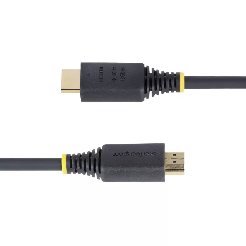 StarTech.com 8 pēdas (2,4 m) Premium sertificēts augstas veiktspējas HDMI kabelis, 4K 60 Hz/1440p 144 Hz, HDR10/HDCP 2.2/ARC, 18 Gbit/s, UHD HDMI 2.0 vads televizoram/monitoram/displejam, TPE apvalks