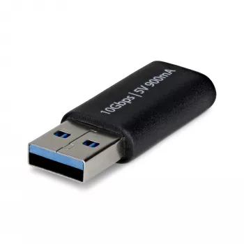 StarTech.com USB-A uz USB-C adapteris, USB-A vīrišķais uz USB-C sievišķais pārveidotājs, USB 10 Gbps, 5 V 900 mA, USB uz USB C adapteris USB-A lādētājiem/rumbām
