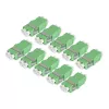 StarTech.com LC to LC Coupler 10 Pack, OS2 Single Mode SC Footprint LC Fiber Optic Coupler without Flange, LC/APC Duplex Adapter