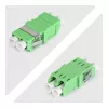 StarTech.com LC to LC Coupler 10 Pack, OS2 Single Mode SC Footprint LC Fiber Optic Coupler without Flange, LC/APC Duplex Adapter