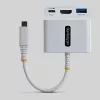 StarTech.com USB-C uz HDMI vairākportu adapteris ar 140 W PD uzlādi, 4K 60 Hz HDMI, USB 5 Gbps centrmezglu, mini doks MacBook / Dell / Thinkpad / HP / iPad / planšetdatoriem