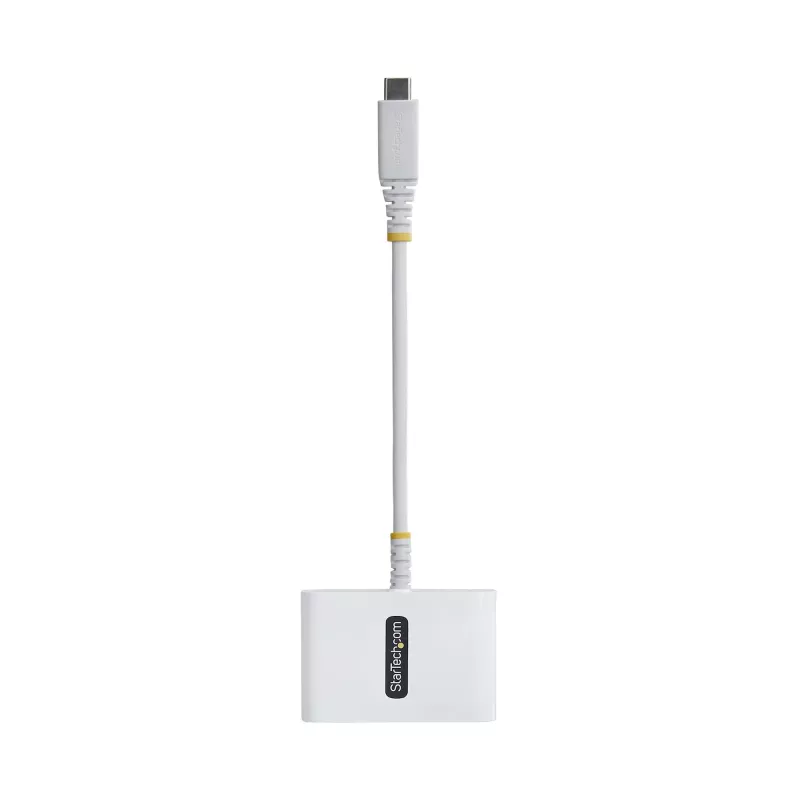 StarTech.com USB-C uz HDMI vairākportu adapteris ar 140 W PD uzlādi, 4K 60 Hz HDMI, USB 5 Gbps centrmezglu, mini doks MacBook / Dell / Thinkpad / HP / iPad / planšetdatoriem