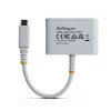 StarTech.com USB-C uz HDMI vairākportu adapteris ar 140 W PD uzlādi, 4K 60 Hz HDMI, USB 5 Gbps centrmezglu, mini doks MacBook / Dell / Thinkpad / HP / iPad / planšetdatoriem