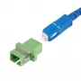 StarTech.com SC uz SC savienotājs 10 gab. iepakojumā, OS2 vienmoda SC optiskās šķiedras savienotājs ar atloku, SC/APC simpleksais adapteris