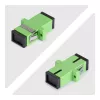 StarTech.com SC uz SC savienotājs 10 gab. iepakojumā, OS2 vienmoda SC optiskās šķiedras savienotājs ar atloku, SC/APC simpleksais adapteris