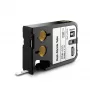 DYMO XTL Termosarūkošās etiķešu caurulītes | 6 mm x 2,7 m | Melns uz balta
