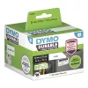 DYMO Oriģināls LabelWriter izturīgās uzlīmes | 57mm x 32mm | Balta polipropilēna | 800 pašlīmējošas uzlīmes | Augsta veiktspēja | Paredzētas LabelWriter uzlīmju printeriem