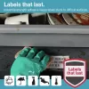 DYMO LW Izturīgās uzlīmes - 19 x 64 mm - 1933085, Balta, Pašlīmējoša printera uzlīme, Polipropilēns (PP), Pastāvīga, Taisnstūris, -18 - 50 °C