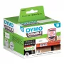 DYMO Oriģināls LabelWriter Izturīgās uzlīmes | 59 mm x 102 mm | Balts polipropilēns | 300 pašlīmējošas uzlīmes | Augsta veiktspēja | Piemērotas LabelWriter uzlīmju printeriem