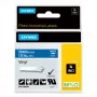 DYMO Rhino Industrial Vinila uzlīmes | 12 mm x 5,5 m | Balta druka uz zila | Pašlīmējošas | paredzētas LabelManager un Rhino uzlīmju printeriem