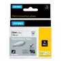 DYMO Rhino Industrial Heat-Shrink kabelis Label Tubes | 24 mm x 1,5 m | Melna druka uz balta | Pašlīmējošas | Rhino etiķešu veidotājiem