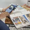 DYMO LetraTag LT-100H rokas etiķešu izgatavotājs | ABC tastatūras etiķešu printeris ar viegli lietojamu 13 rakstzīmju LCD displeju | mājām vai birojam | zils