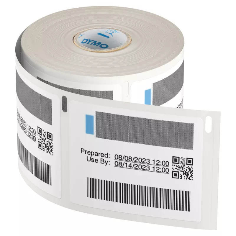 DYMO oriģinālās LabelWriter krājumu rotācijas etiķetes pārtikas rūpniecībai | 54 mm x 70 mm | 400 krāsu kodu pašlīmējošas etiķetes | LabelWriter etiķešu izgatavotājiem