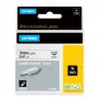 DYMO Rhino Industrial Heat-Shrink kabelis Label Tubes | 19 mm x 1.5 m | Melna druka uz balta | Pašlīmējošas | Rhino etiķešu printeriem
