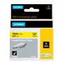 DYMO Rhino rūpnieciskās termiski sarūkošās kabeļu marķēšanas caurules | 19 mm x 1,5 m | Melna druka uz dzeltenas | Rhino marķēšanas ierīcēm