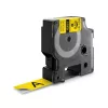 DYMO Rhino Industrial Flexible Nylon Labels | 19 mm x 3.5 m | Melna druka uz dzeltena | Pašlīmējošs | Rhino un LabelManager etiķešu printeriem