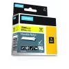 DYMO Rhino Industrial Flexible Nylon Labels | 19 mm x 3.5 m | Melna druka uz dzeltena | Pašlīmējošs | Rhino un LabelManager etiķešu printeriem