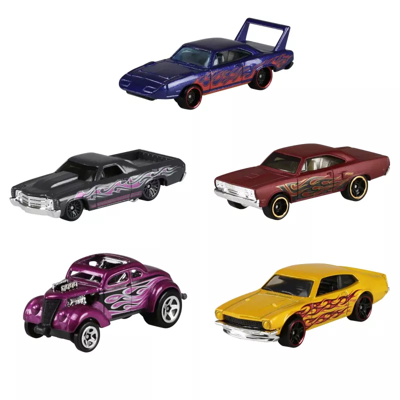 Hot Wheels 5 autiņu komplekts Asorti, Transportlīdzekļu komplekts, 3 gadi, Jauktas krāsas