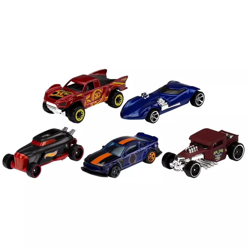 Hot Wheels 5 autiņu komplekts Asorti, Transportlīdzekļu komplekts, 3 gadi, Jauktas krāsas