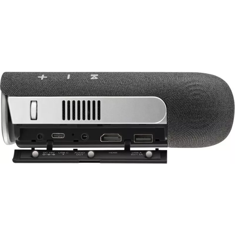 Viewsonic M1XE datu projektors īsa attāluma projektors LED WVGA (854x480) Melns, Sudraba