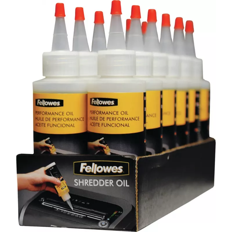 Fellowes smalcinātāja eļļa 120 ml, eļļošanas eļļa, 0,12 l, daudzkrāsaina, 44,5 mm, 44,5 mm, 161,9 mm