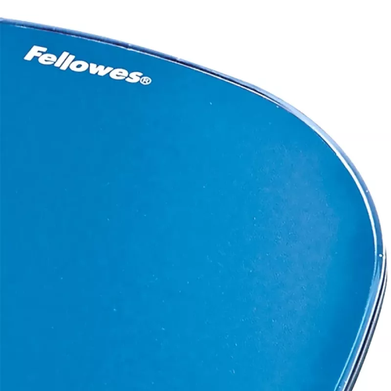 Fellowes peles paliktnis ar plaukstas balstu - Crystals gēla peles paliktnis ar neslīdošu gumijas pamatni - ergonomisks peles paliktnis datoram, klēpjdatoram, lietošanai mājas birojā - saderīgs ar lāzera un optiskajām pelēm - zils