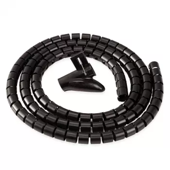 Fellowes CableZip - melns, kabeļu uzmava, galds, melns