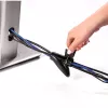 Fellowes CableZip - melns, kabeļu uzmava, galds, melns
