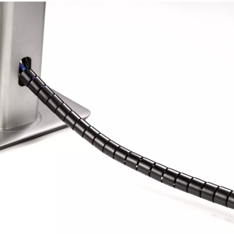Fellowes CableZip - melns, kabeļu uzmava, galds, melns