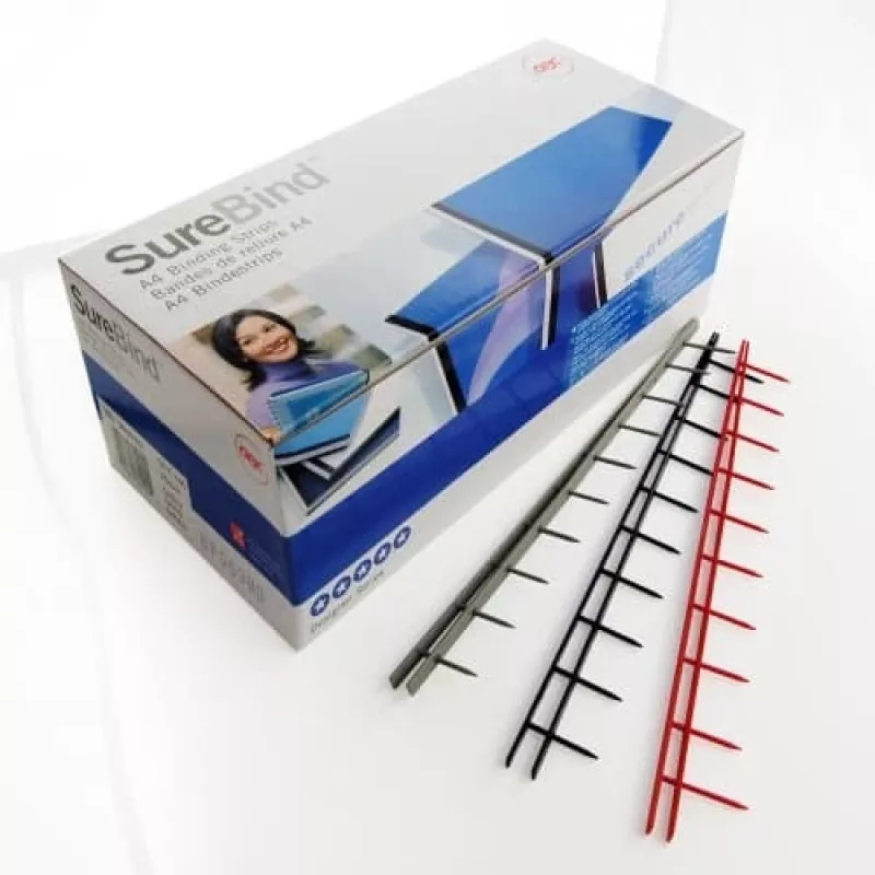 GBC SureBind® iesiešanas sloksne A4 25 mm, balta, 250 loksnes, akrilnitrila butadiēna stirols (ABS), A4, 297 mm, 100 gab.