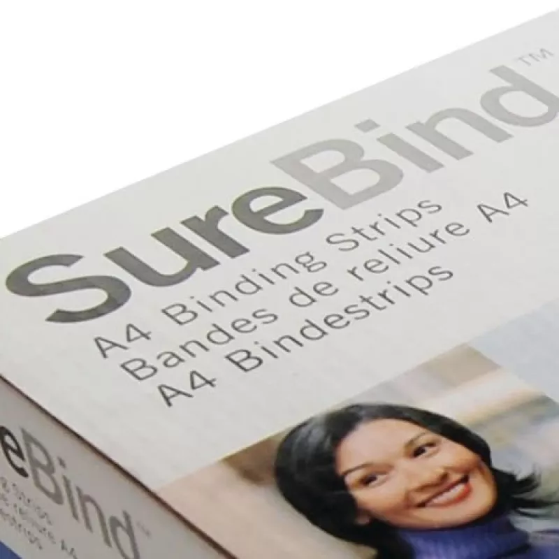GBC SureBind® iesiešanas sloksne A4 25 mm, melna, 250 loksnēm, akrilnitrila butadiēna stirols (ABS), A4, 25 mm, 297 mm