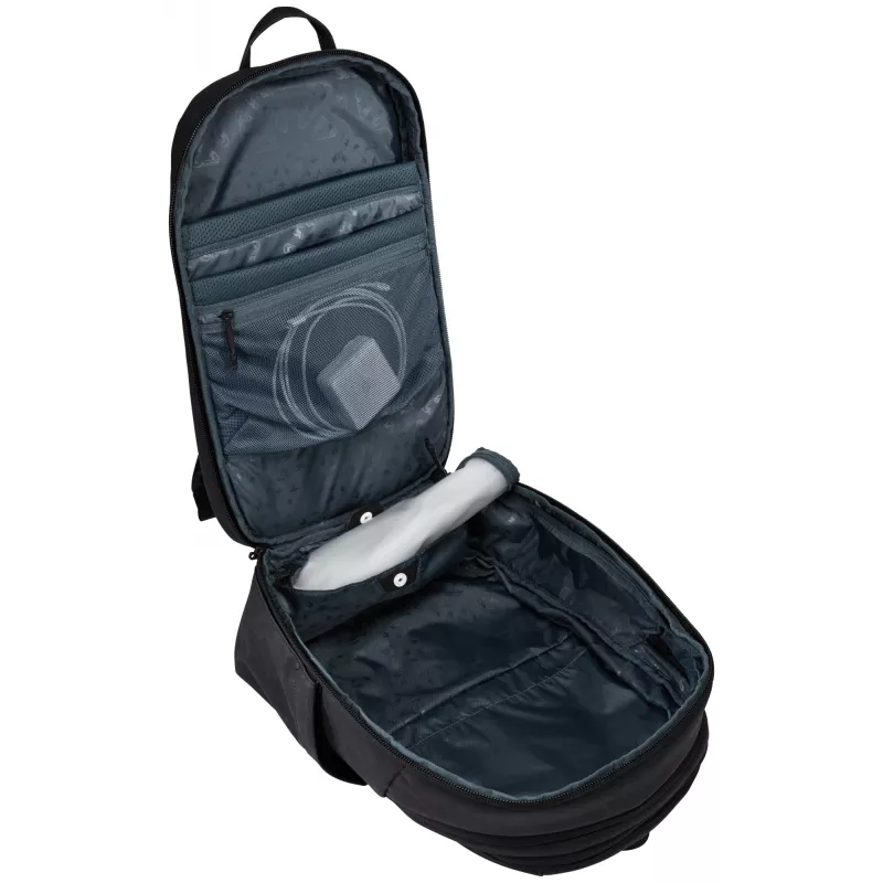 Thule Aion TATB128 - melna mugursoma, ikdienas mugursoma, poliesteris