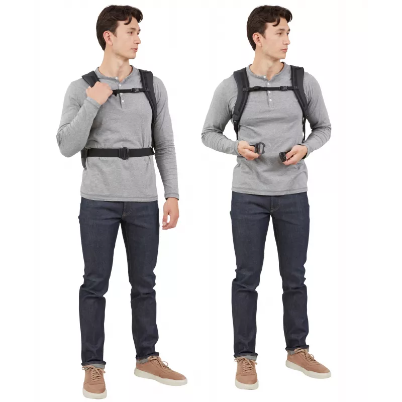 Thule Aion TASB102 - melna jostas soma, poliesters