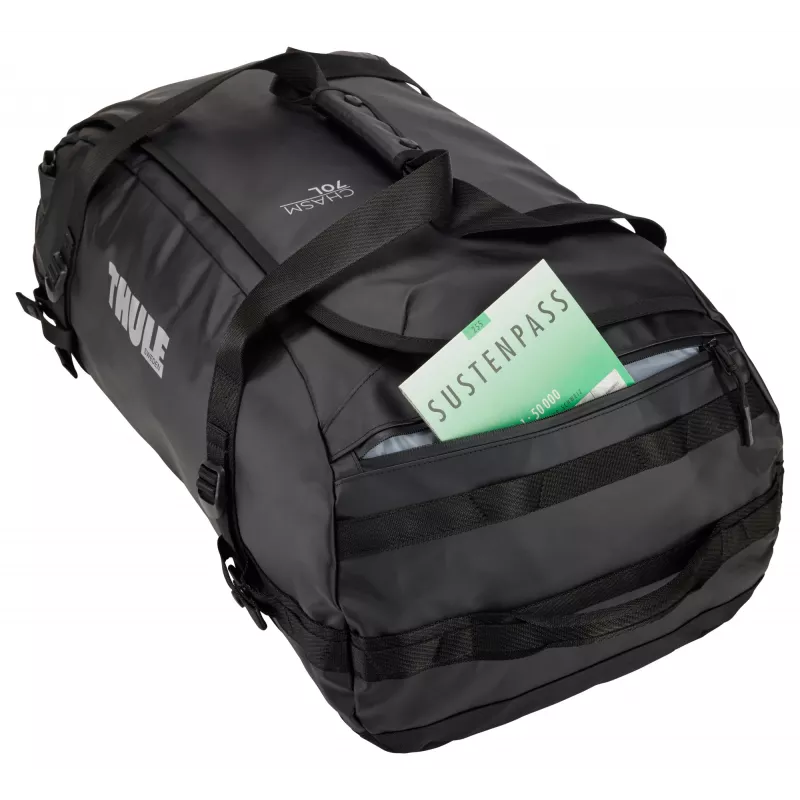 Thule Chasm TDSD303 Melns ceļojumu soma 70 L Poliesteris
