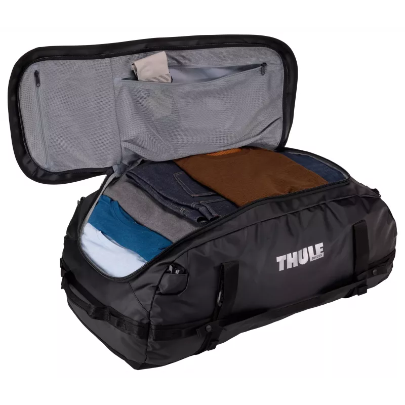 Thule Chasm TDSD304 Melna ceļojumu soma 90 L Poliesters