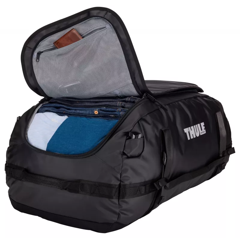 Thule Chasm TDSD304 Melna ceļojumu soma 90 L Poliesters