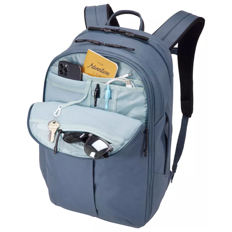 Thule Aion TATB128 Dark Slate backpack Travel backpack pelēka Recycled polyester
