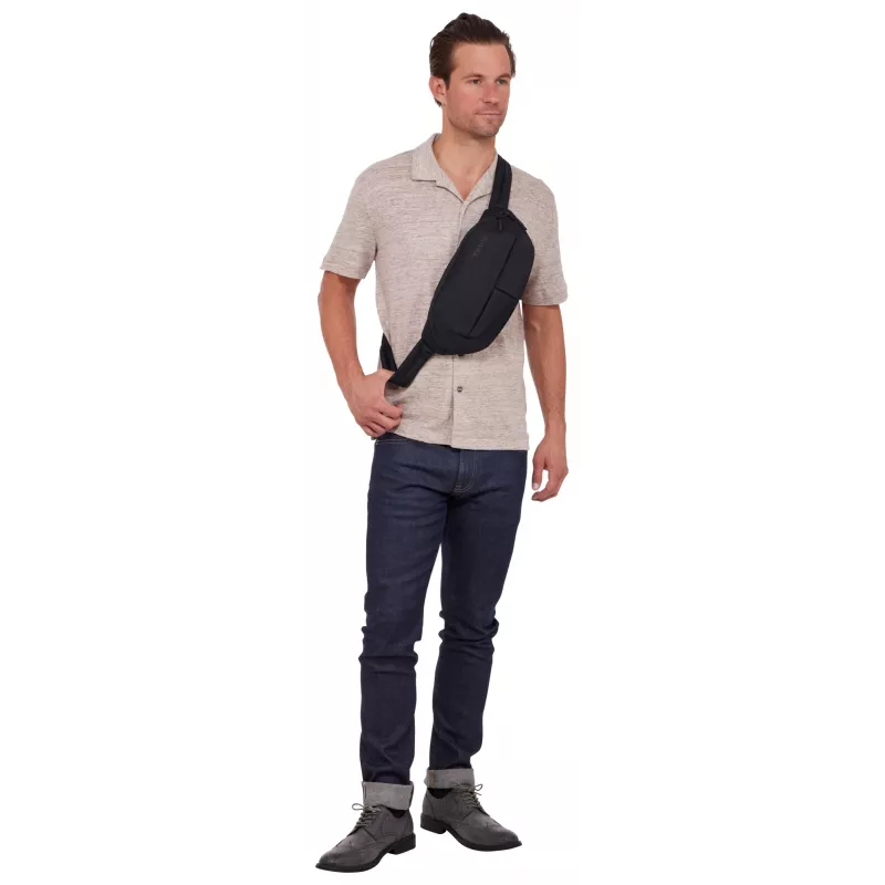 Thule Subterra 2 TSS403 melna poliestera unisex somiņa pār plecu