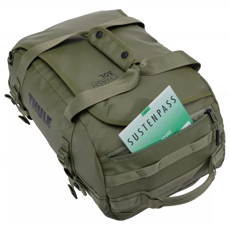 Thule Chasm TDSD301 olīvu ceļojumu soma 30 L poliestera olīvu